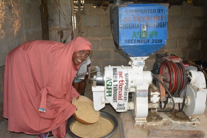 ActionAid provides Rice Milling Factory for Gida Agoda Community